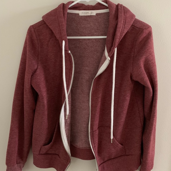 red zip up jacket - Picture 1 of 5